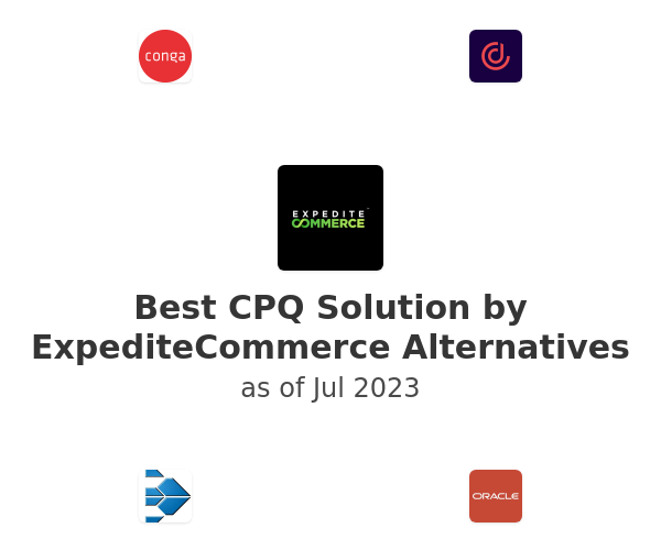 Best CPQ Solution by ExpediteCommerce Alternatives