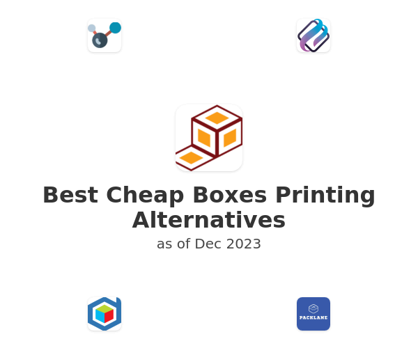 Best Cheap Boxes Printing Alternatives