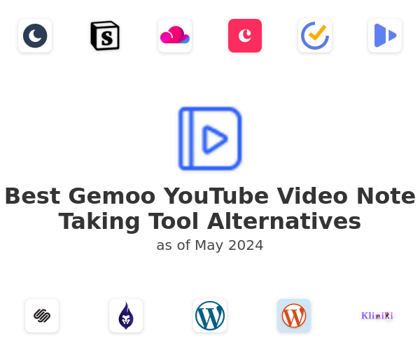 Best Gemoo YouTube Video Note Taking Tool Alternatives