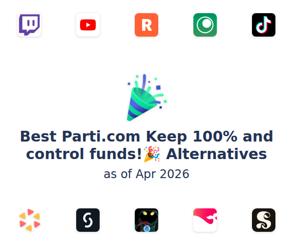 Best Parti.com Keep 100% and control funds!🎉 Alternatives