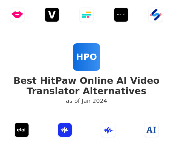 Best HitPaw Online AI Video Translator Alternatives