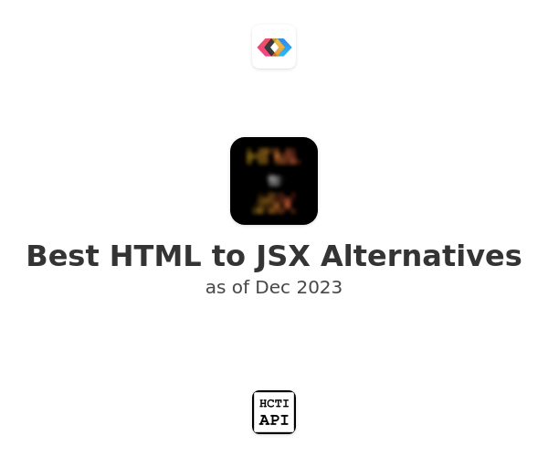 Best HTML to JSX Alternatives