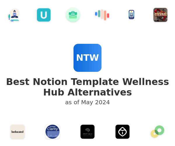Best Notion Template Wellness Hub Alternatives