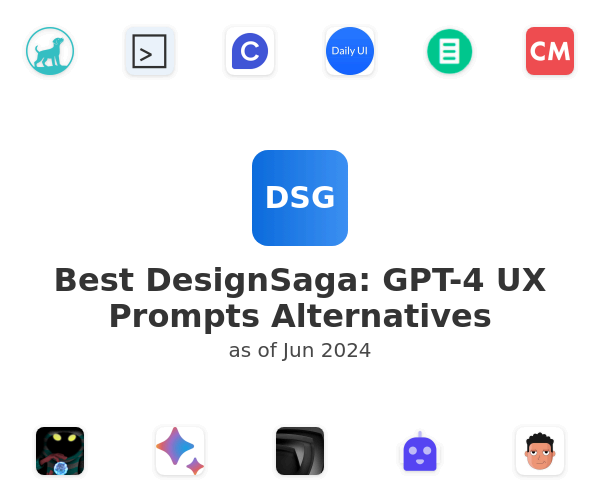 Best DesignSaga: GPT-4 UX Prompts Alternatives