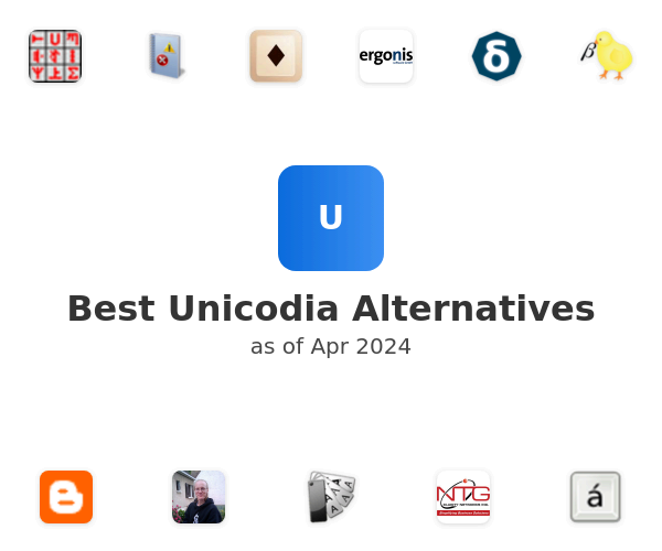 Best Unicodia Alternatives