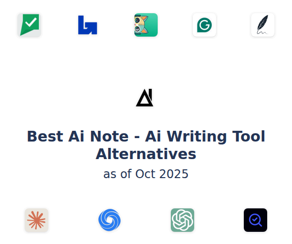 Best Ai Note - Ai Writing Tool Alternatives