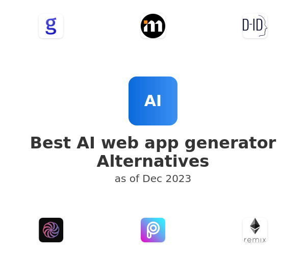 Best AI web app generator Alternatives