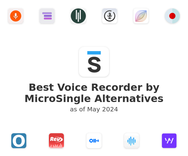 Best Voice Recorder by MicroSingle Alternatives