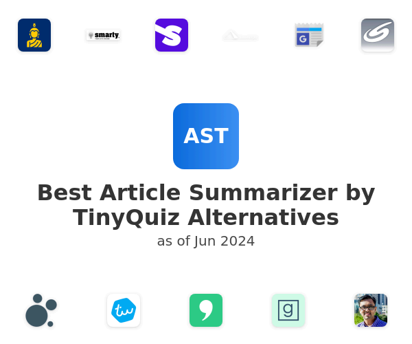 Best Article Summarizer by TinyQuiz Alternatives