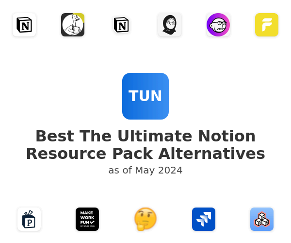 Best The Ultimate Notion Resource Pack Alternatives