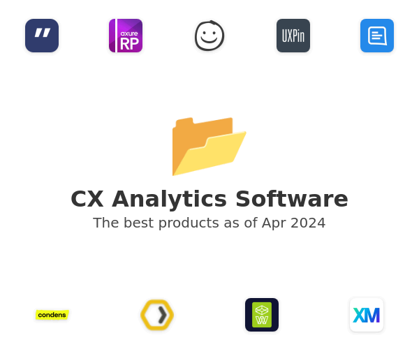 The best CX Analytics products
