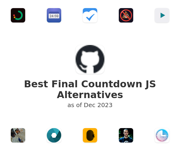 Best Final Countdown JS Alternatives