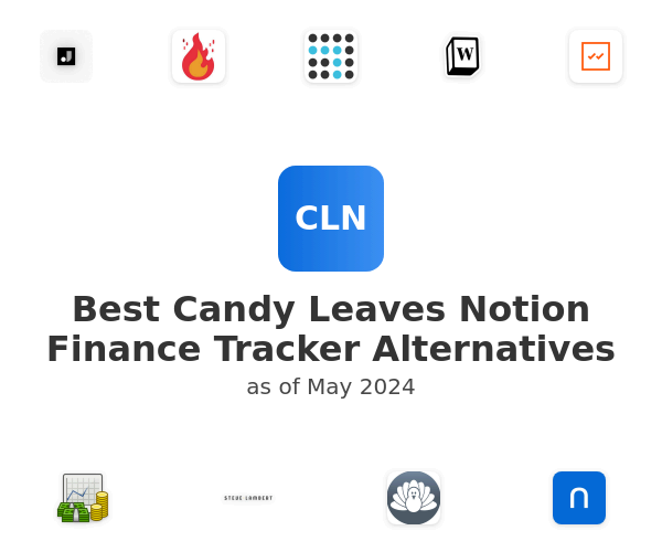 Best Candy Leaves Notion Finance Tracker Alternatives