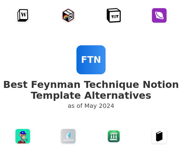 Best Feynman Technique Notion Template Alternatives