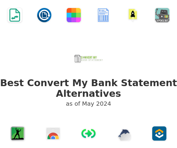 Best Convert My Bank Statement Alternatives