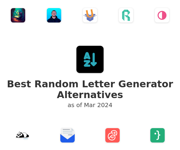 Best Random Letter Generator Alternatives