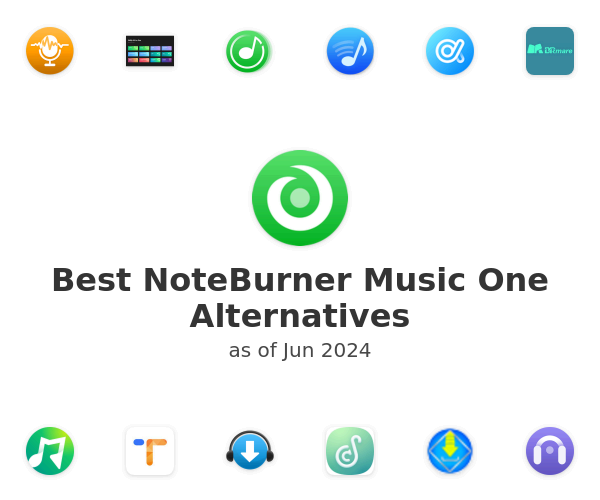 Best NoteBurner Music One Alternatives
