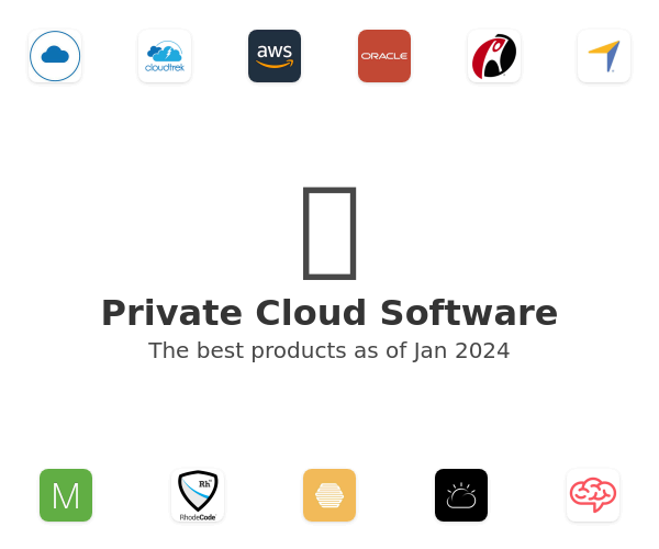 The best Private Cloud products