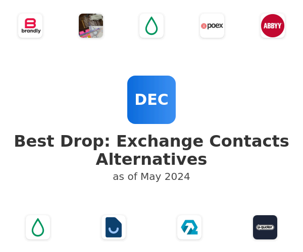 Best Drop: Exchange Contacts Alternatives
