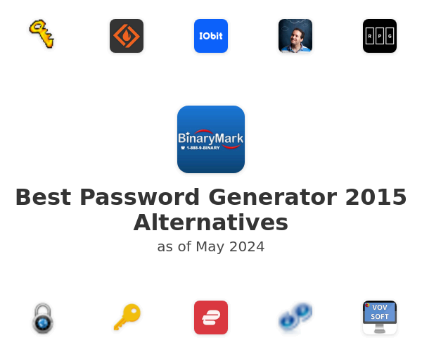 Best Password Generator 2015 Alternatives