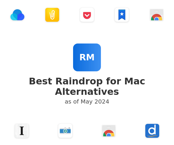 Best Raindrop for Mac Alternatives
