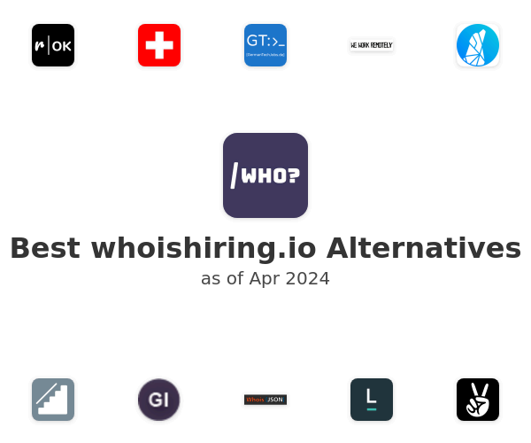 Best whoishiring.io Alternatives