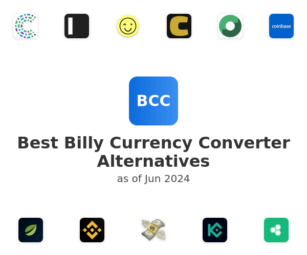 Best Billy Currency Converter Alternatives