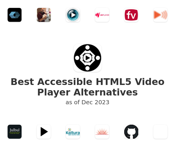Best Accessible HTML5 Video Player Alternatives