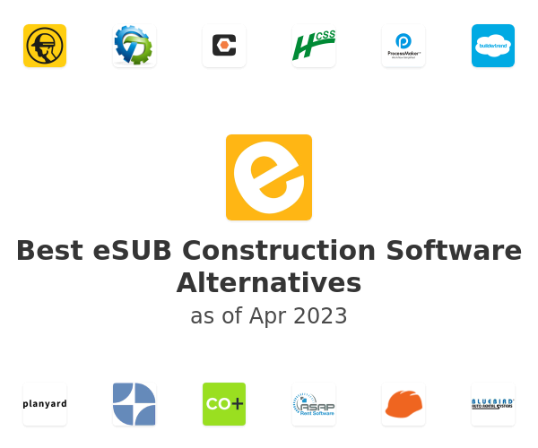 Best eSUB Construction Software Alternatives