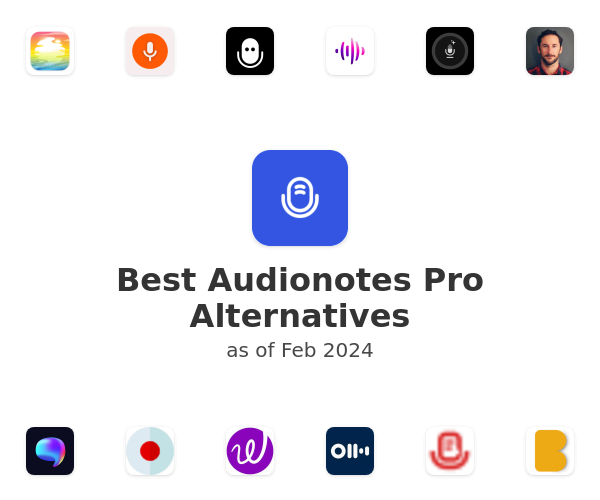 Best Audionotes Pro Alternatives