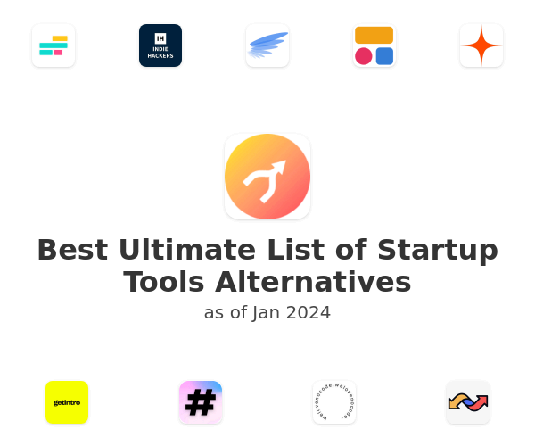 Best Ultimate List of Startup Tools Alternatives