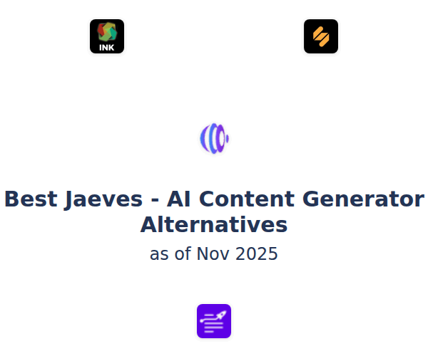 Best Jaeves - AI Content Generator Alternatives