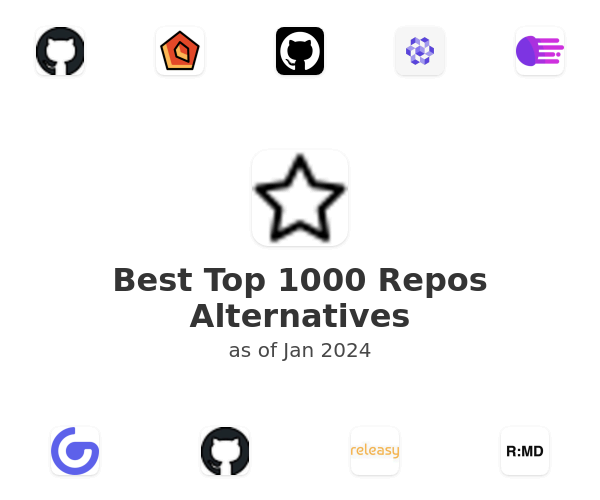 Best Top 1000 Repos Alternatives