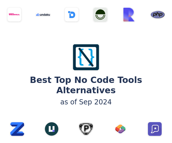 Best Top No Code Tools Alternatives