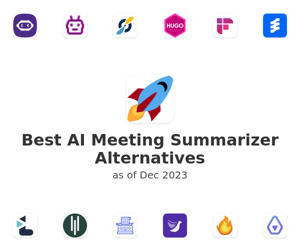 Best AI Meeting Summarizer Alternatives