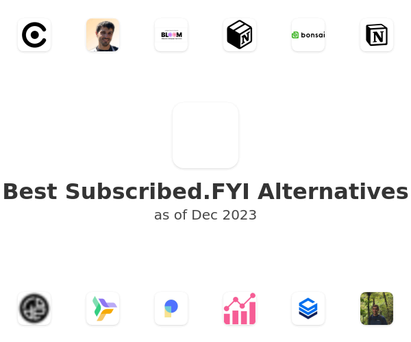 Best Subscribed.FYI Alternatives