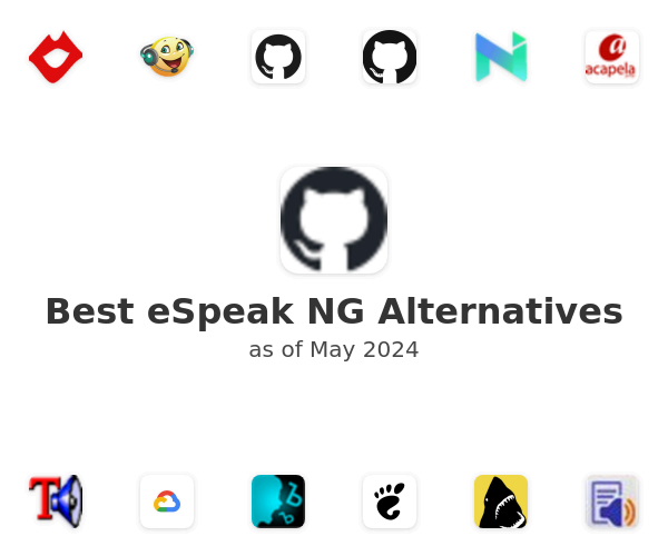 Best eSpeak NG Alternatives