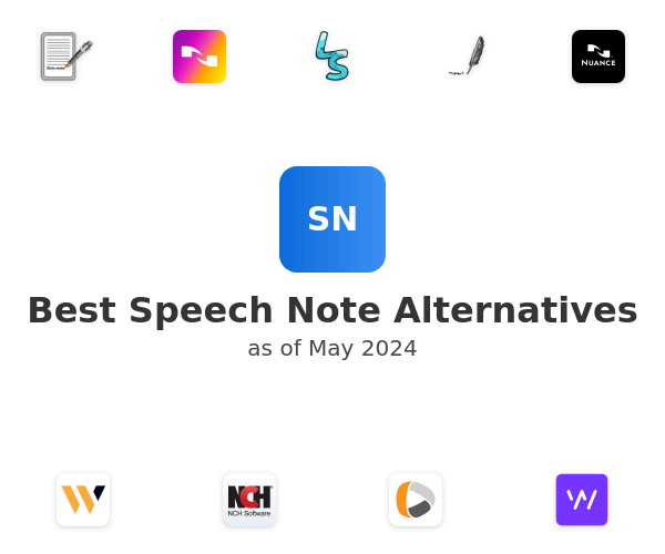 Best Speech Note Alternatives