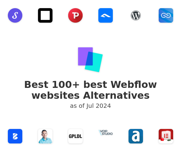 Best 100+ best Webflow websites Alternatives