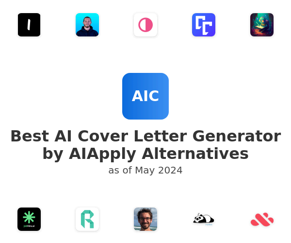 Best AI Cover Letter Generator by AIApply Alternatives