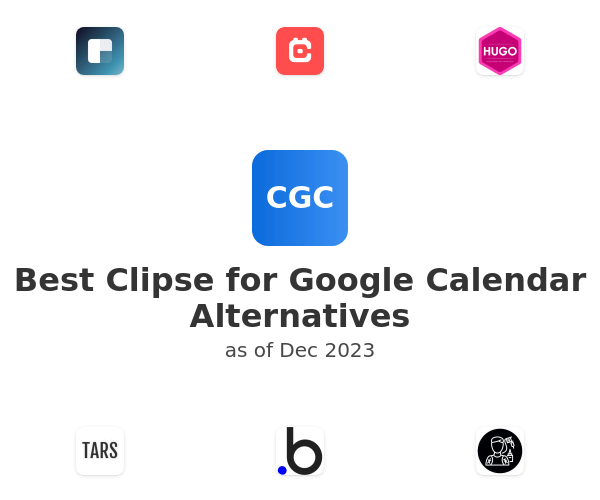 Best Clipse for Google Calendar Alternatives