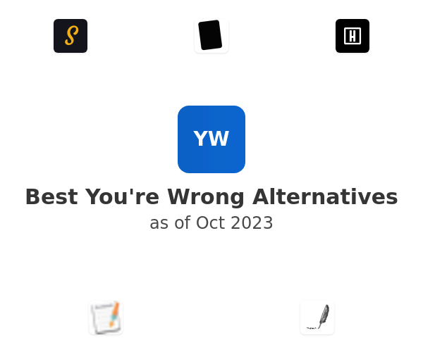 Best You're Wrong Alternatives