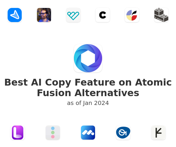 Best AI Copy Feature on Atomic Fusion Alternatives