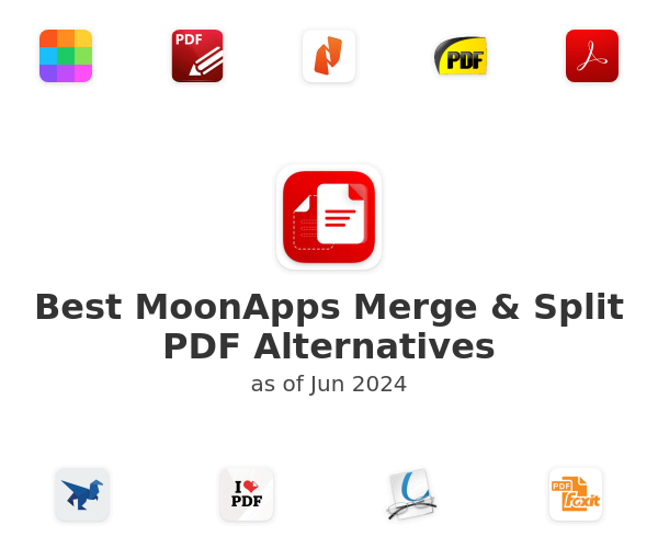 Best MoonApps Merge & Split PDF Alternatives