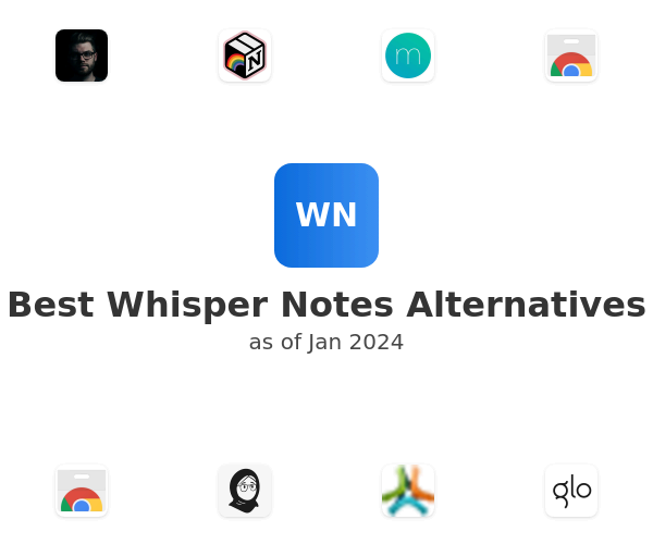 Best Whisper Notes Alternatives
