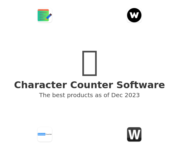 The best Character Counter products