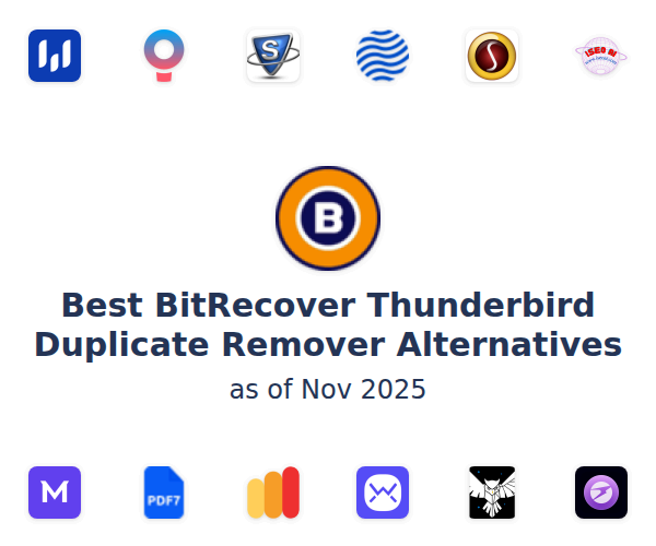 Best BitRecover Thunderbird Duplicate Remover Alternatives