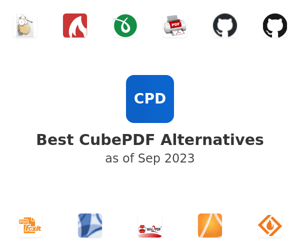 Best CubePDF Alternatives