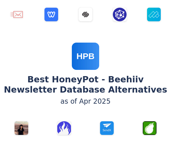 Best HoneyPot -  Beehiiv Newsletter Database Alternatives