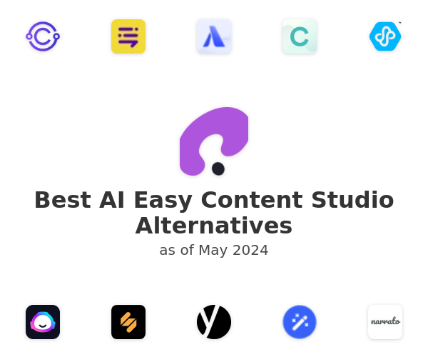 Best AI Easy Content Studio Alternatives